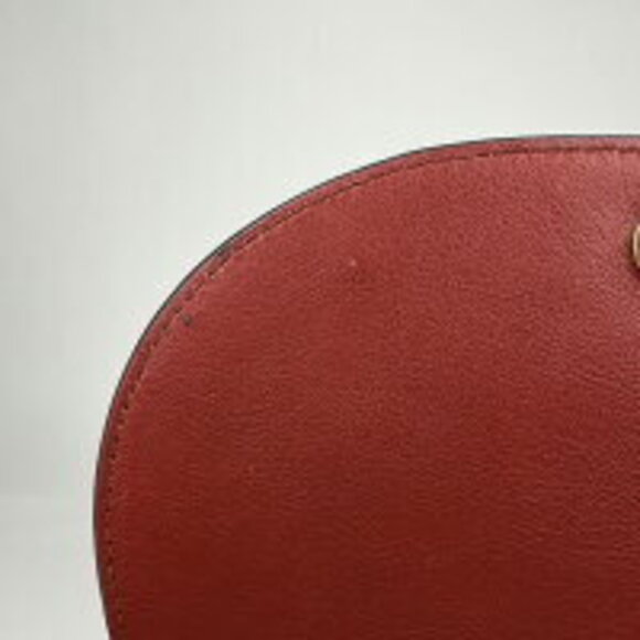 Chloe Nile Shoulder Bag 2way Red Leather - Picture 5 of 6